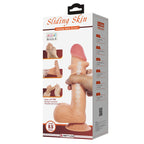 PRETTY LOVE - GLIDENDE HUD-SERIE REALISTISK DILDO MED GLIDENDE HUD-SUGEKOP 21,8 CM