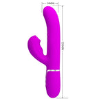 PRETTY LOVE - PERLITA MULTIFUNKTIONS 3-I-1 G-PUNKT VIBRATOR VIOLET