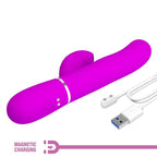 PRETTY LOVE - PERLITA MULTIFUNKTIONS 3-I-1 G-PUNKT VIBRATOR VIOLET