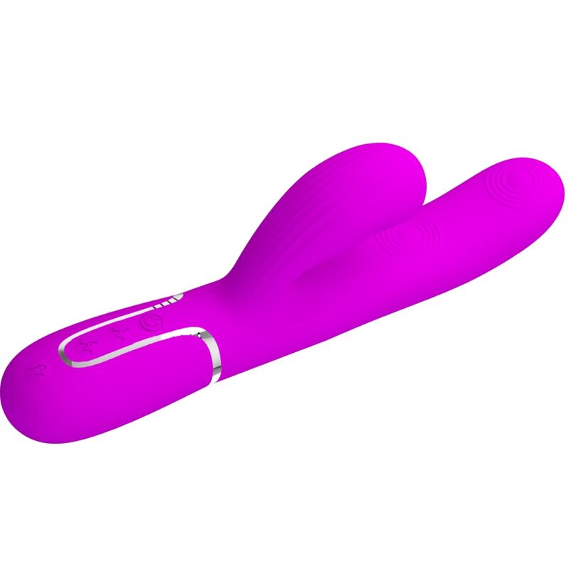 PRETTY LOVE - PERLITA MULTIFUNKTIONS 3-I-1 G-PUNKT VIBRATOR VIOLET