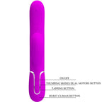 PRETTY LOVE - PERLITA MULTIFUNKTIONS 3-I-1 G-PUNKT VIBRATOR VIOLET