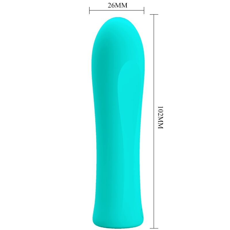 PRETTY LOVE - ALFREDA SUPER POWER VIBRATOR AQUA GRØN