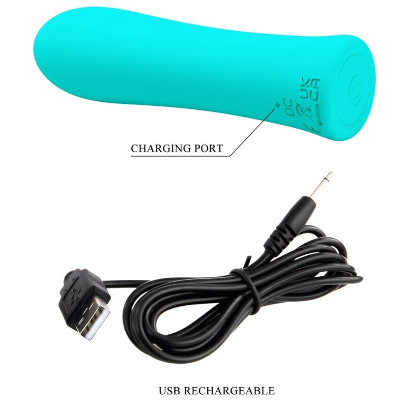 PRETTY LOVE - ALFREDA SUPER POWER VIBRATOR AQUA GRØN