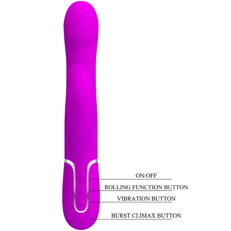 PRETTY LOVE - KANINVIBRATOR PERLE VIOLET