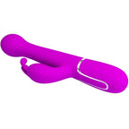 PRETTY LOVE - DEJON KANINVIBRATOR 3 I 1 MULTIFUNKTIONSVIOLET