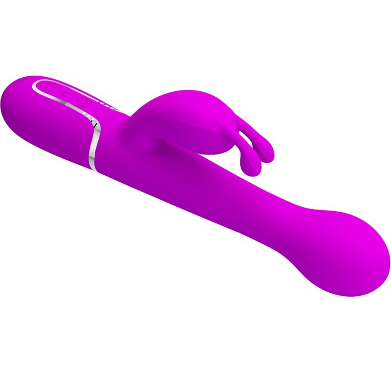 PRETTY LOVE - DEJON KANINVIBRATOR 3 I 1 MULTIFUNKTIONSVIOLET