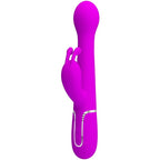PRETTY LOVE - DEJON KANINVIBRATOR 3 I 1 MULTIFUNKTIONSVIOLET