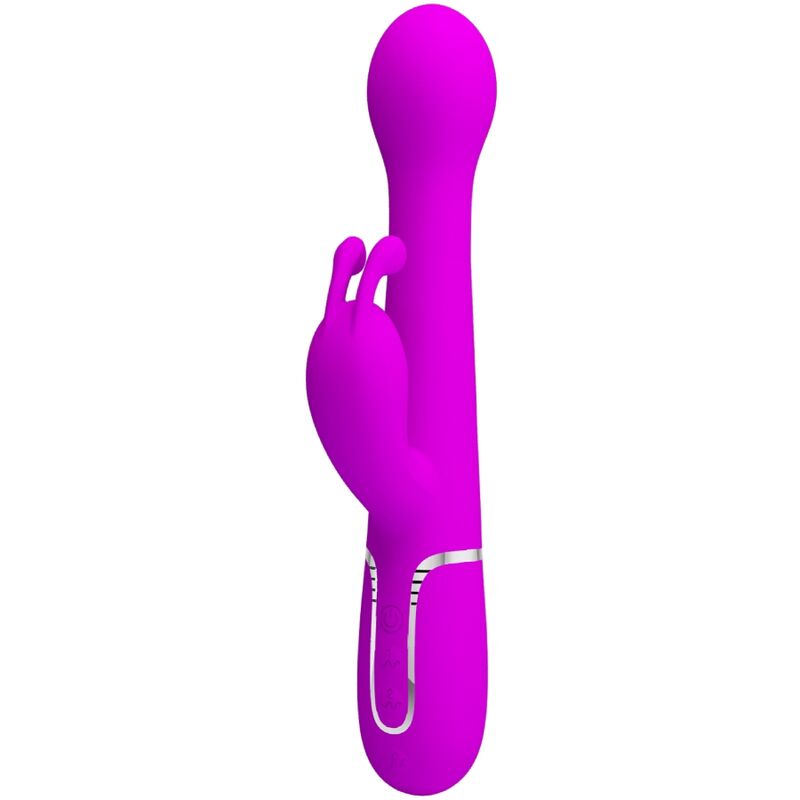 PRETTY LOVE - DEJON KANINVIBRATOR 3 I 1 MULTIFUNKTIONSVIOLET