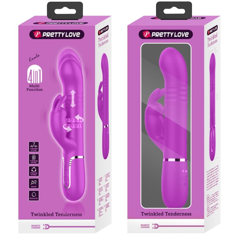 PRETTY LOVE - COALE KANINVIBRATOR PERLE VIOLET
