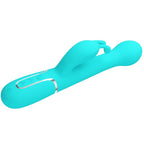 PRETTY LOVE - DEJON KANINVIBRATOR 3 I 1 MULTIFUNKTION AQUA GRØN
