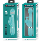 PRETTY LOVE - DEJON KANINVIBRATOR 3 I 1 MULTIFUNKTION AQUA GRØN