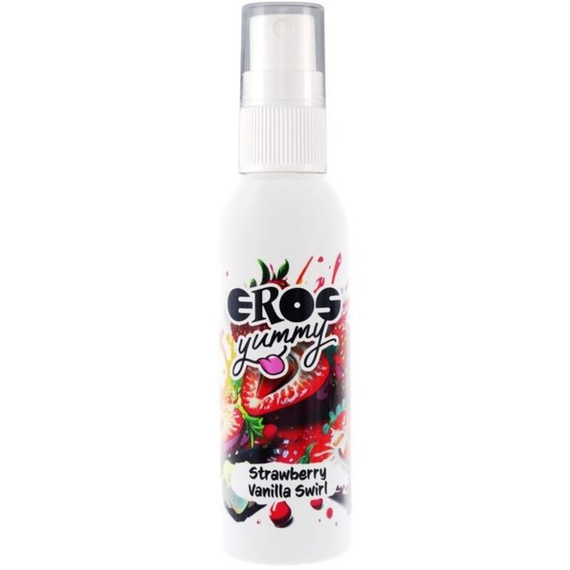 EROS - LÆKKER SPRAY CORPORAL JORDBÆR VAINILLA SWIRL 50 ML