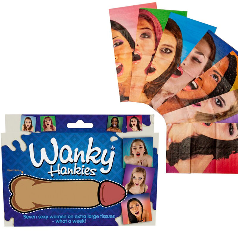 SPENCER & FLEETWOOD - WANKY HANKIES 7 EKSTRA STORE DAMELOMMETØRKLÆDER