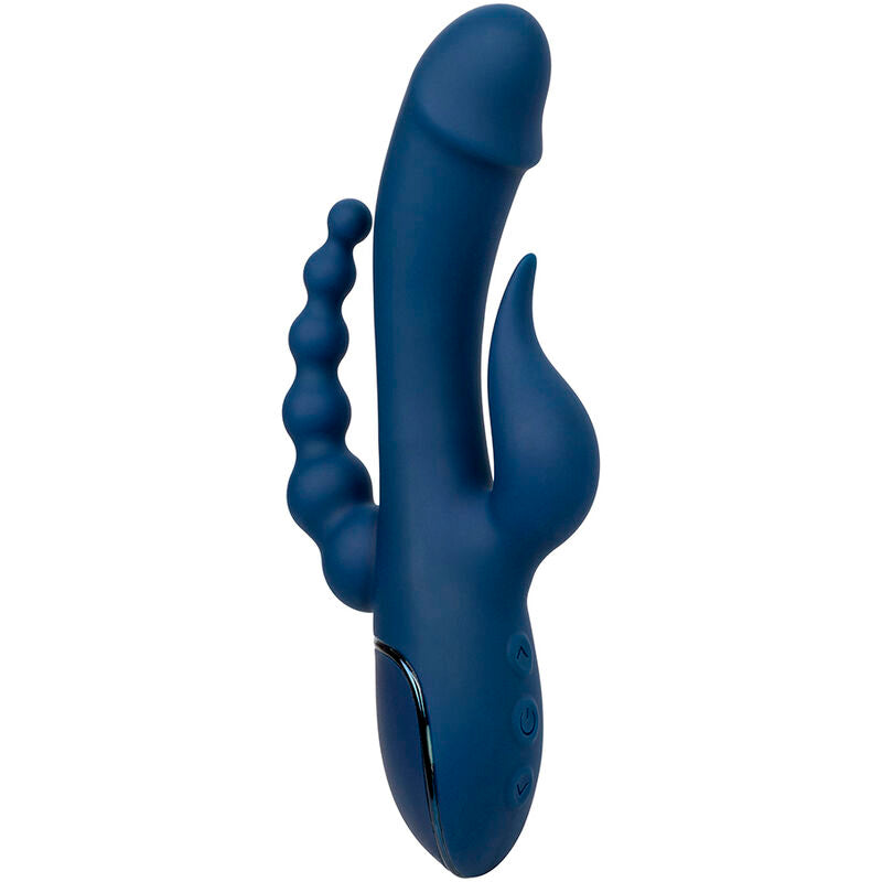 CALEXOTICS - VIBRATOR TRIPLE ORGASME BLÅ