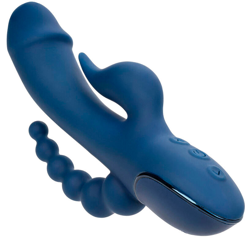 CALEXOTICS - VIBRATOR TRIPLE ORGASME BLÅ
