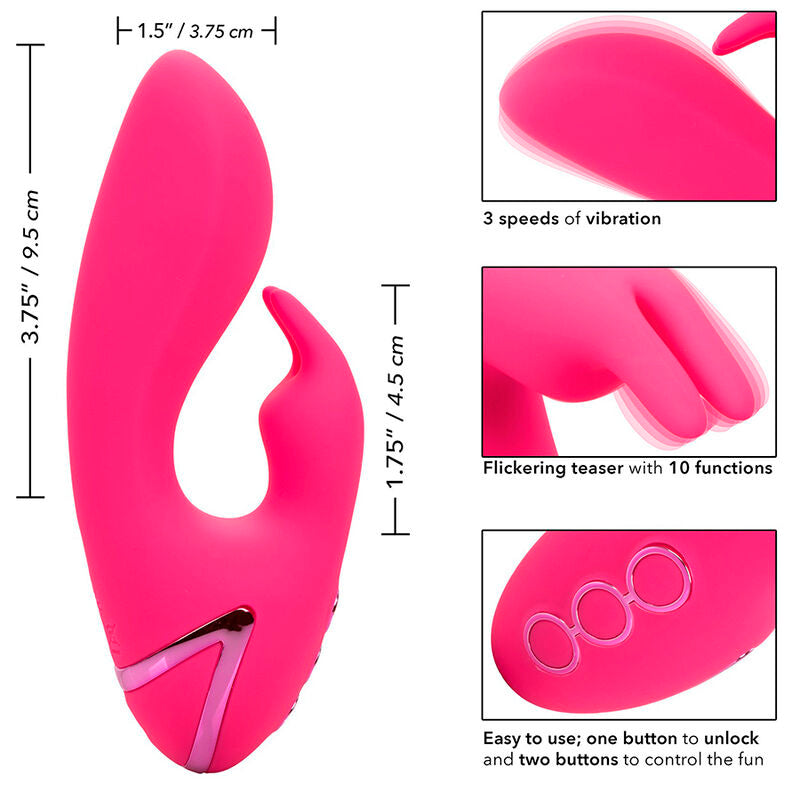 CALEXOTICS - SO. CAL SUNSHINE VIBRATOR KANIN FUCHSIA FRÅ CALIFORNIA DREAMING