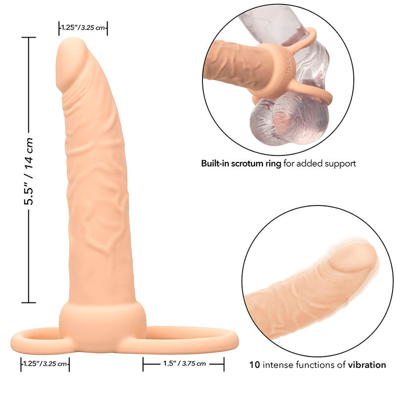 CALEXOTICS - PERFORMANCE MAXX GENOPLADELIG DUAL PENETRATOR LYS HUD