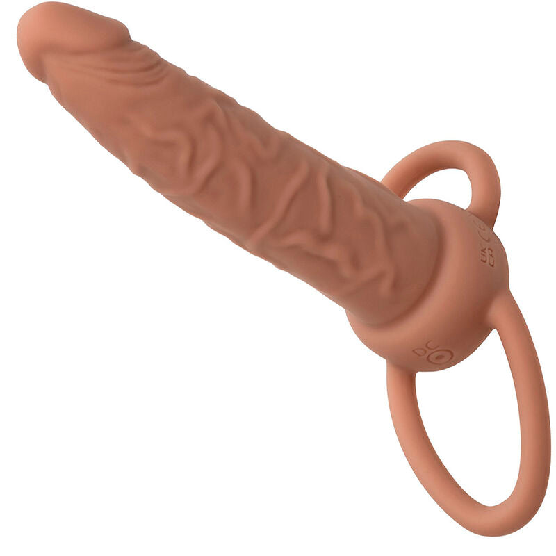CALEXOTICS - PERFORMANCE MAXX GENOPLADELIG DUAL PENETRATOR BRUN HUD