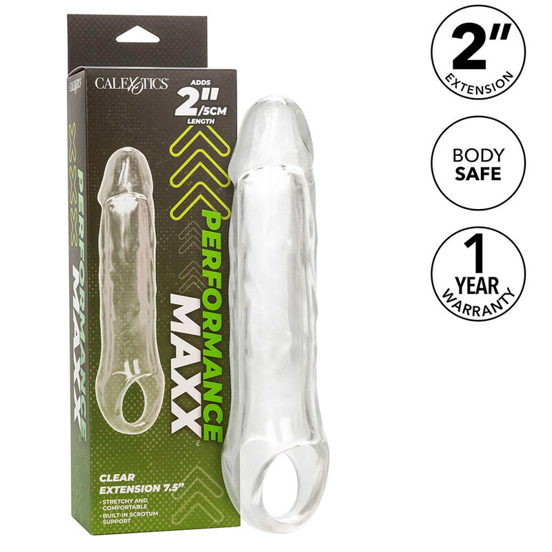 CALEXOTICS - PERFORMANCE MAXX CLEAR FORLÆNGER 7,5 TRANSPARENT