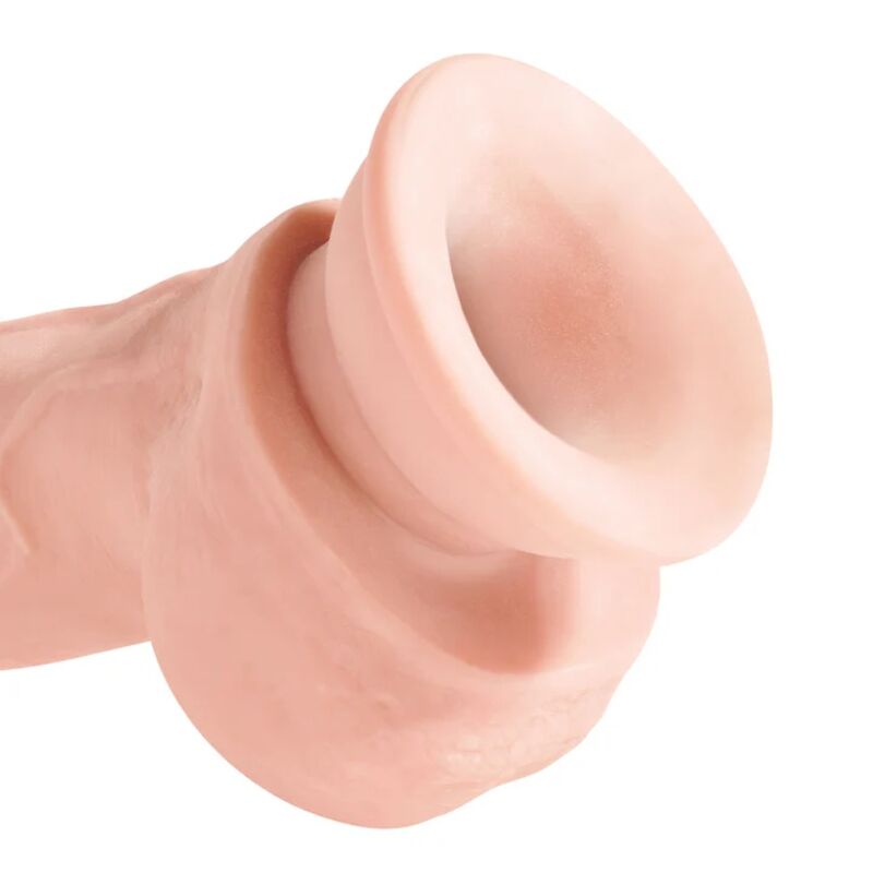 KING COCK - TRIPLE DISITET DILDO 18,4 CM