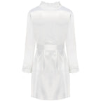 LIVCO CORSETTI FASHION - JACQUELINE LC 90249 DRESSING GOWN + SHIRT + PANTY ECRU L/XL