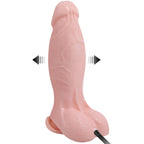 BAILE - OPPUSTELIG REALISTISK DILDO MED SUGEKOP 15 CM