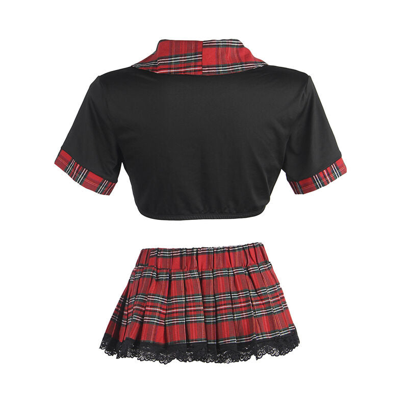 SUBBLIME - SEXET SKOLEPIGEKOSTUME MED TOP S/M