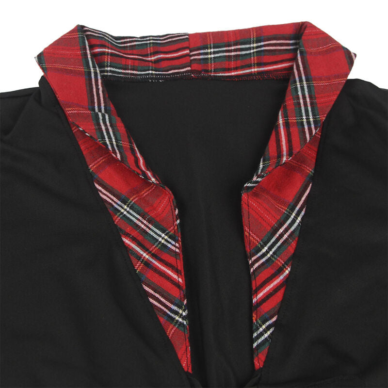 SUBBLIME - SEXET SKOLEPIGEKOSTUME MED TOP L/XL