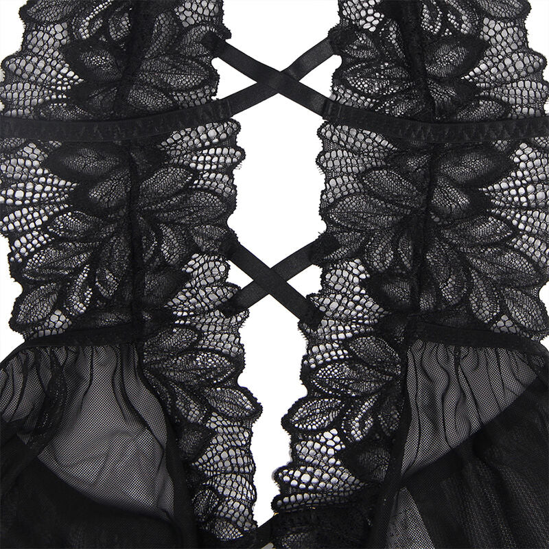 SUBBLIME - TEDDY HALTER NECK BARE BACK LACE SORT L/XL