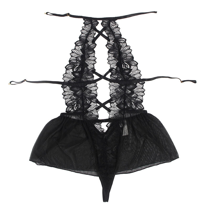 SUBBLIME - TEDDY HALTER NECK BARE BACK LACE SORT L/XL