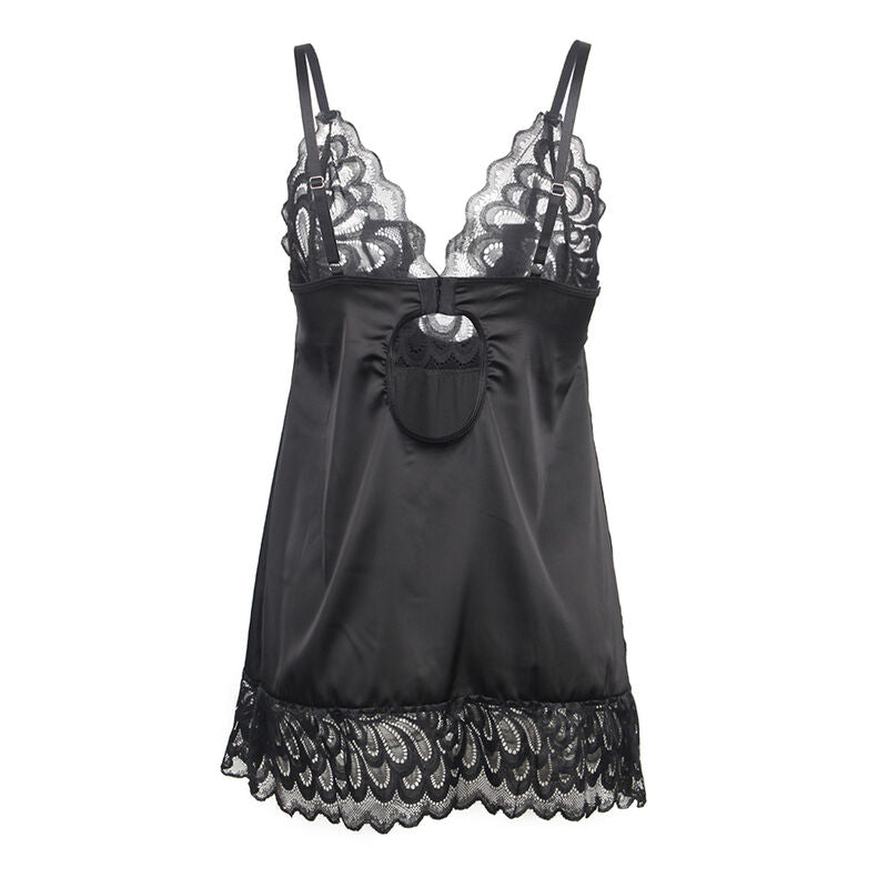 SUBBLIME - BABYDUKKEN MED BLOMSTERPRINT BRYST SORT L/XL