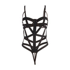 SUBBLIME - SEXY BODY MED UDSKÆRINGER SORT S/M