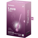 SATISFYER - LOVE BIRDS VIBRERENDE KEGELKUGLER PINK