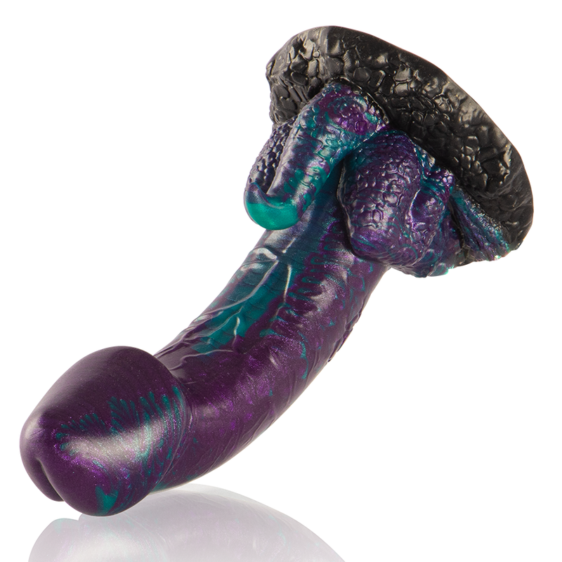 EPIC - BASILISK DILDO DOBBELT SKÆLLET NØJELSE LILLE STØRRELSE