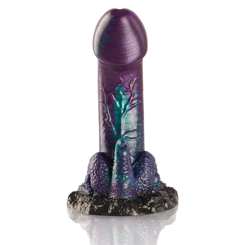 EPIC - BASILISK DILDO DOBBELT SKÆLLET NØJELSE LILLE STØRRELSE