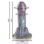 EPIC - BASILISK DILDO DOBBELT SKÆLLET NØJELSE LILLE STØRRELSE