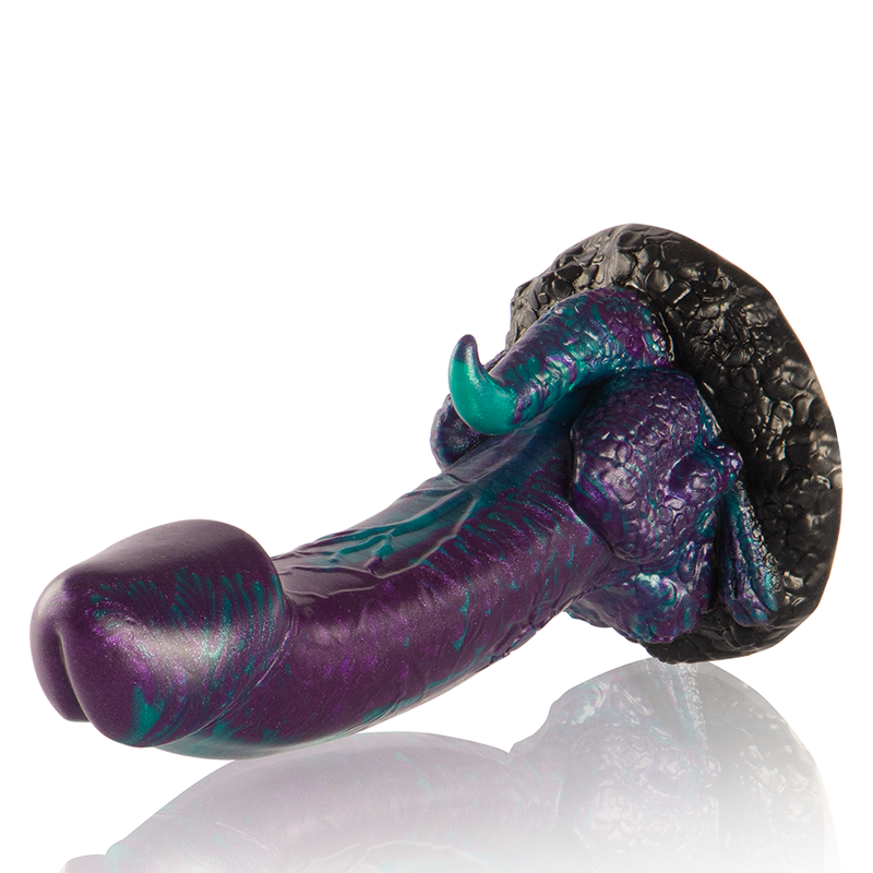 EPIC - BASILISK DILDO DOBBELT SKÆLLET NØJELSE LILLE STØRRELSE