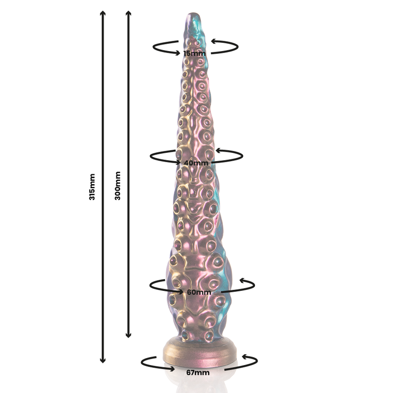 EPIC - CHARYBDIS FIN TENTAKEL DILDO STOR STØRRELSE