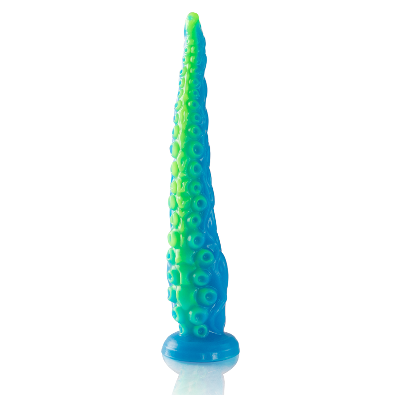 EPIC - SCYLLA FLUORESCENTERENDE TYND TENTAKEL DILDO STOR STØRRELSE