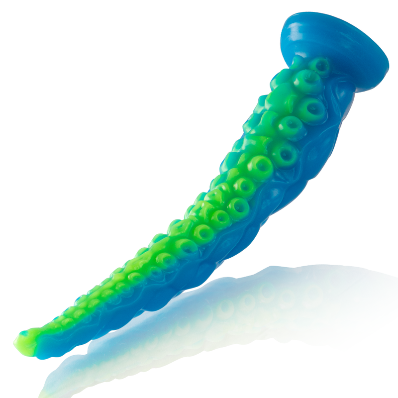 EPIC - SCYLLA FLUORESCENTERENDE TYND TENTAKEL DILDO STOR STØRRELSE