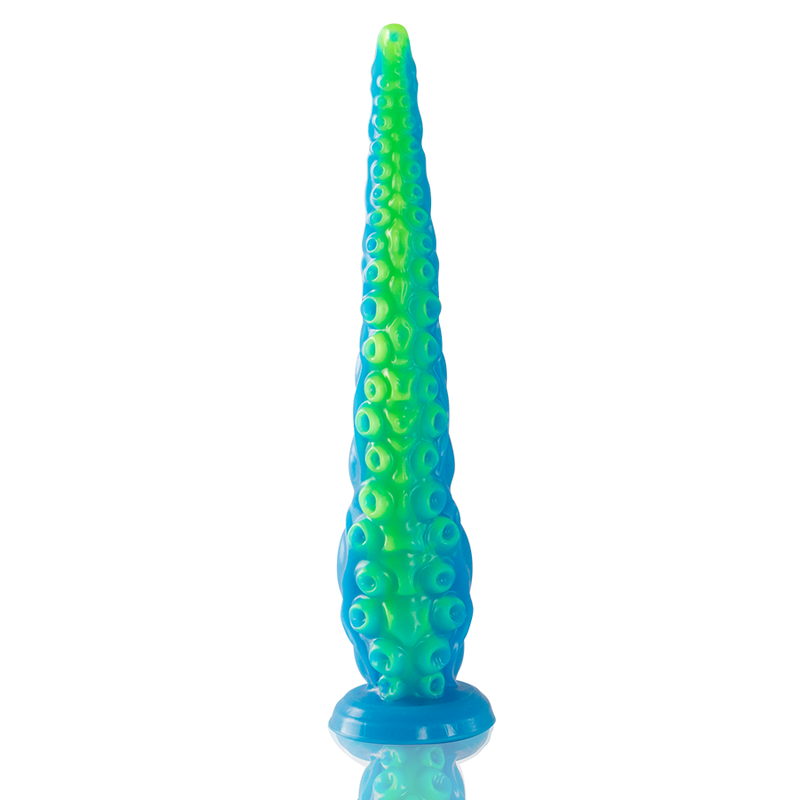 EPIC - SCYLLA FLUORESCENTERENDE TYND TENTAKEL DILDO STOR STØRRELSE