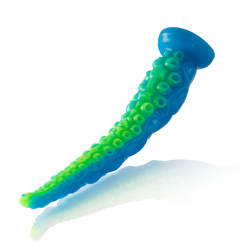 EPIC - SCYLLA FLUORESCENTERENDE TYND TENTAKEL DILDO LILLE STØRRELSE