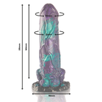 EPIC - BASILISK DILDO DOBBELT SKÆLLET NØJELSE STOR STØRRELSE