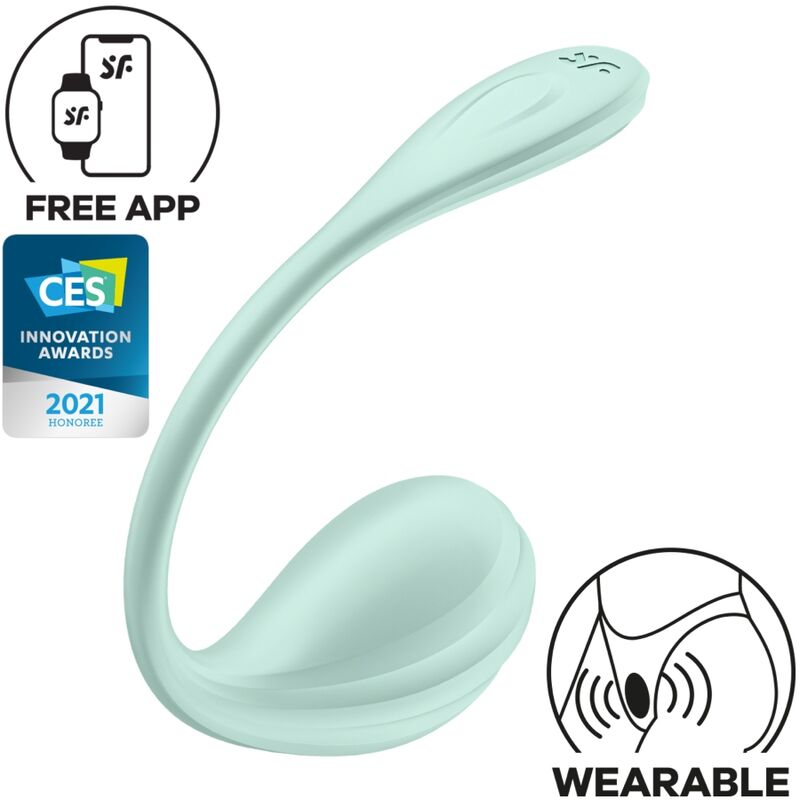 SATISFYER - SMOOTH PETAL G-POINT STIMULATOR VAND GRØN GRATIS APP