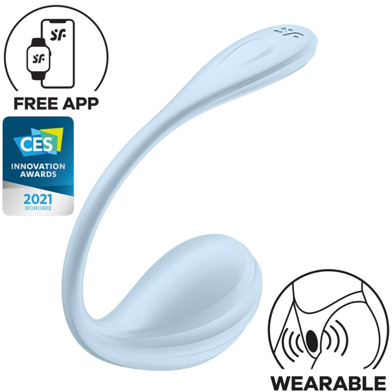 SATISFYER - SMOOTH PETAL G-PUNKTS STIMULATOR HIMMELBLÅ GRATIS APP