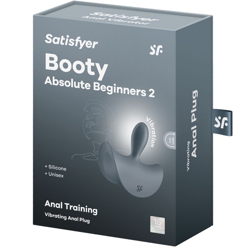 SATISFYER - BOOTY ABSOLUTE BEGINNERS 2 ANALPLUG VIBRATOR UNISEX SORT