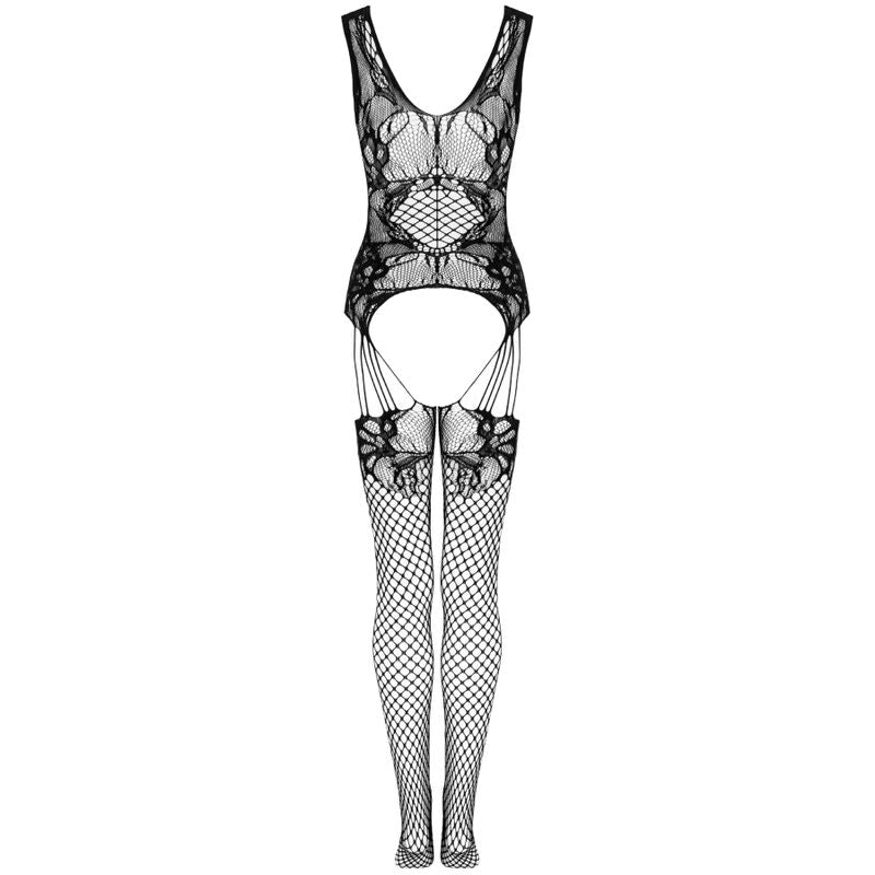 LIVCO KORSETTI FASHION - JULOVE BODYSTOCKING SORT EN STØRRELSE