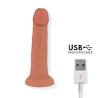 ONINDER - MEDIUM BOGOTÁ VIBRATOR DILDO 9 HASTIGHEDER NATURLIG 20 CM -O- 4,2 CM - GRATIS APP