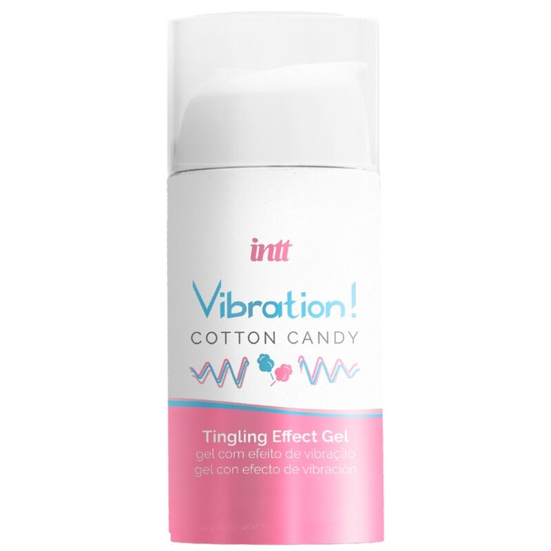INTT - KRAFTIG INTIM STIMULANT COTTON CANDY FLYDENDE VIBRATORGEL 15 ML