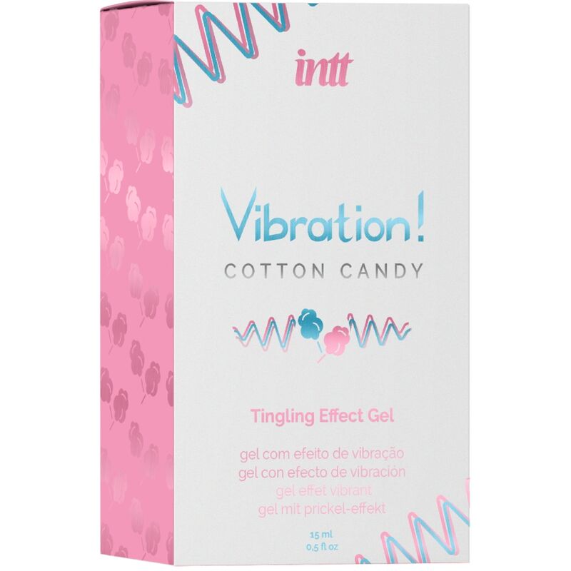 INTT - KRAFTIG INTIM STIMULANT COTTON CANDY FLYDENDE VIBRATORGEL 15 ML